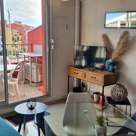 Mykonos Iii, T2 Mezzanine, Vue Mer, Parking Et Wifi Appartement Agde