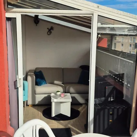 Apartamento Mykonos Iii, T2 Mezzanine, Vue Mer, Parking Et Wifi Agde