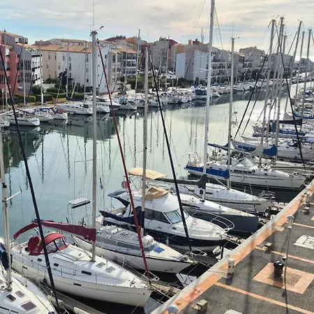 Mykonos Iii, T2 Mezzanine, Vue Mer, Parking Et Wifi * Agde