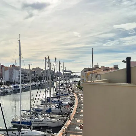 Mykonos Iii, T2 Mezzanine, Vue Mer, Parking Et Wifi Agde