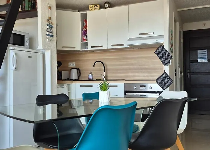 Mykonos Iii, T2 Mezzanine, Vue Mer, Parking Et Wifi Appartamento