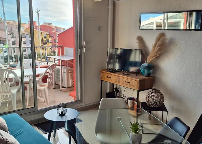 Mykonos Iii, T2 Mezzanine, Vue Mer, Parking Et Wifi Appartamento Agde