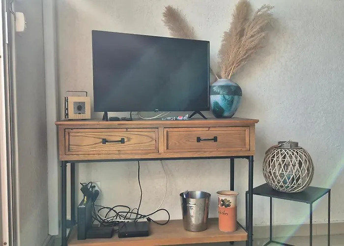 Mykonos Iii, T2 Mezzanine, Vue Mer, Parking Et Wifi Appartamento *