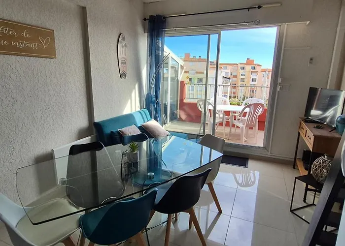 Mykonos Iii, T2 Mezzanine, Vue Mer, Parking Et Wifi Appartamento *