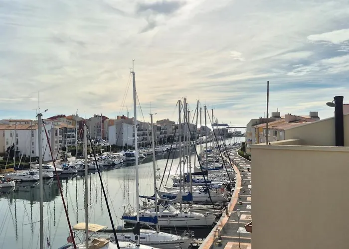 Mykonos Iii, T2 Mezzanine, Vue Mer, Parking Et Wifi Appartamento Agde