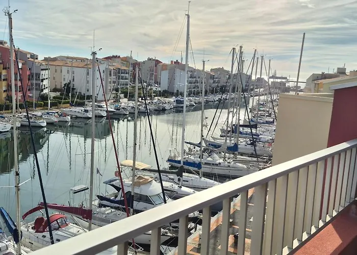 Mykonos Iii, T2 Mezzanine, Vue Mer, Parking Et Wifi Appartamento Agde